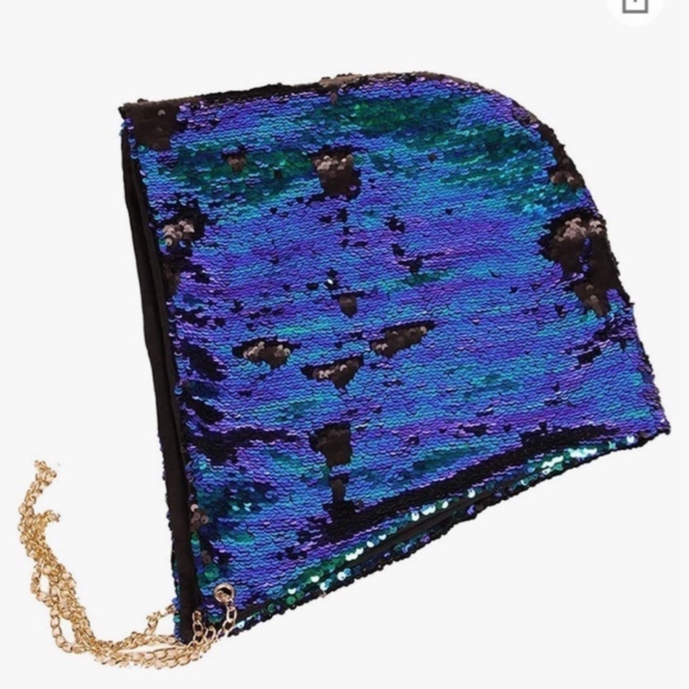 NEW Sequin Sparkly Reversible Hood Hat